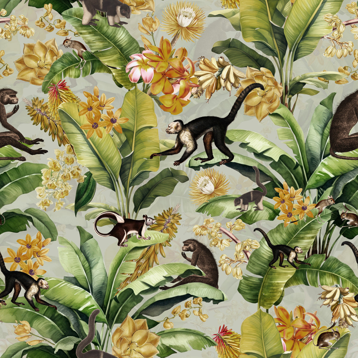 Golden Jungle Paradise Wallpaper⁠ in your room