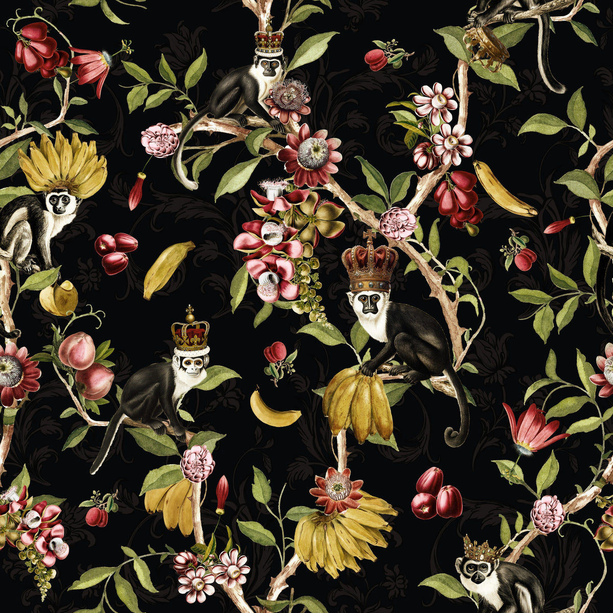 Enchanted Primate Paradise Wallpaper⁠ in your room