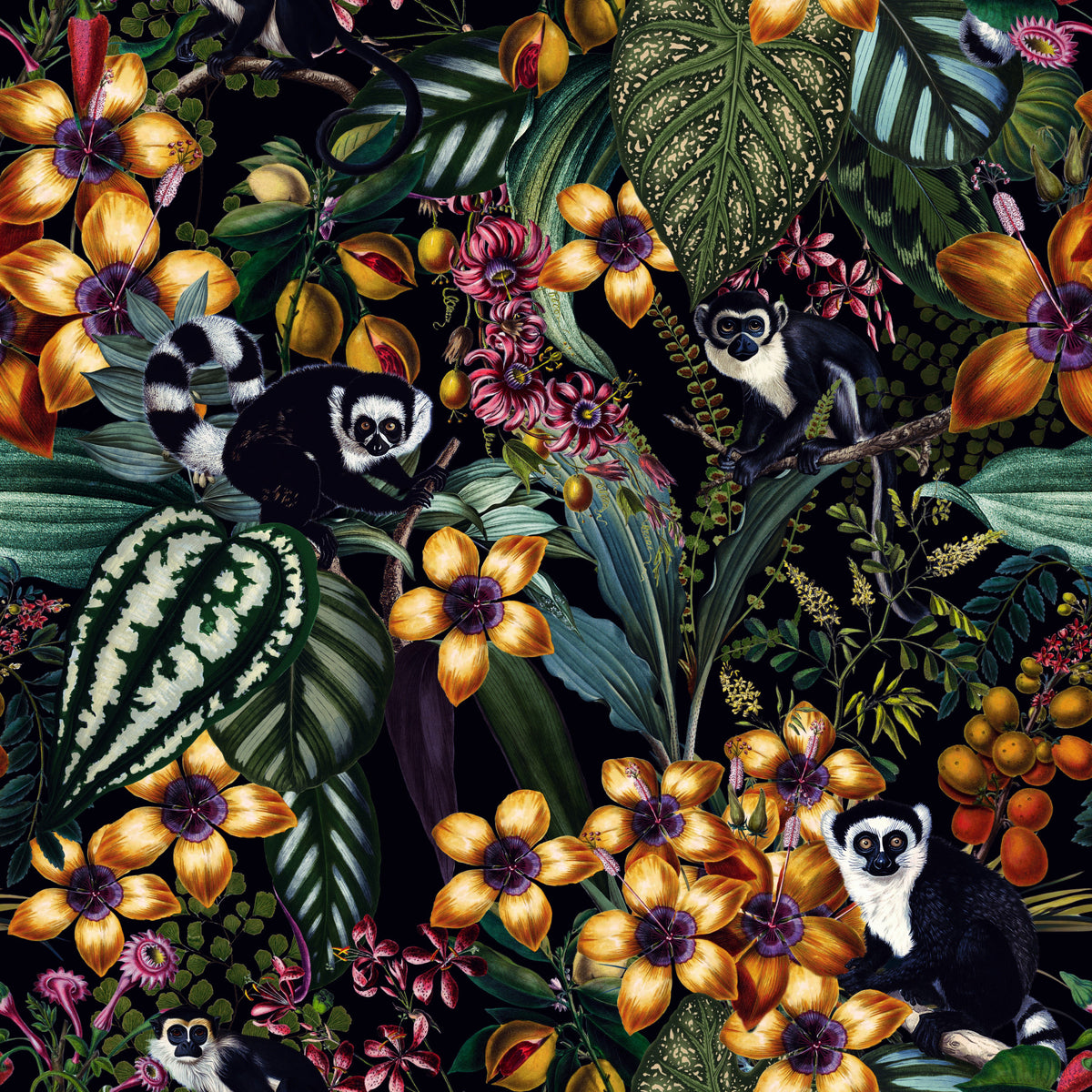 Lemur's Secret Garden Wallpaper⁠ in your room