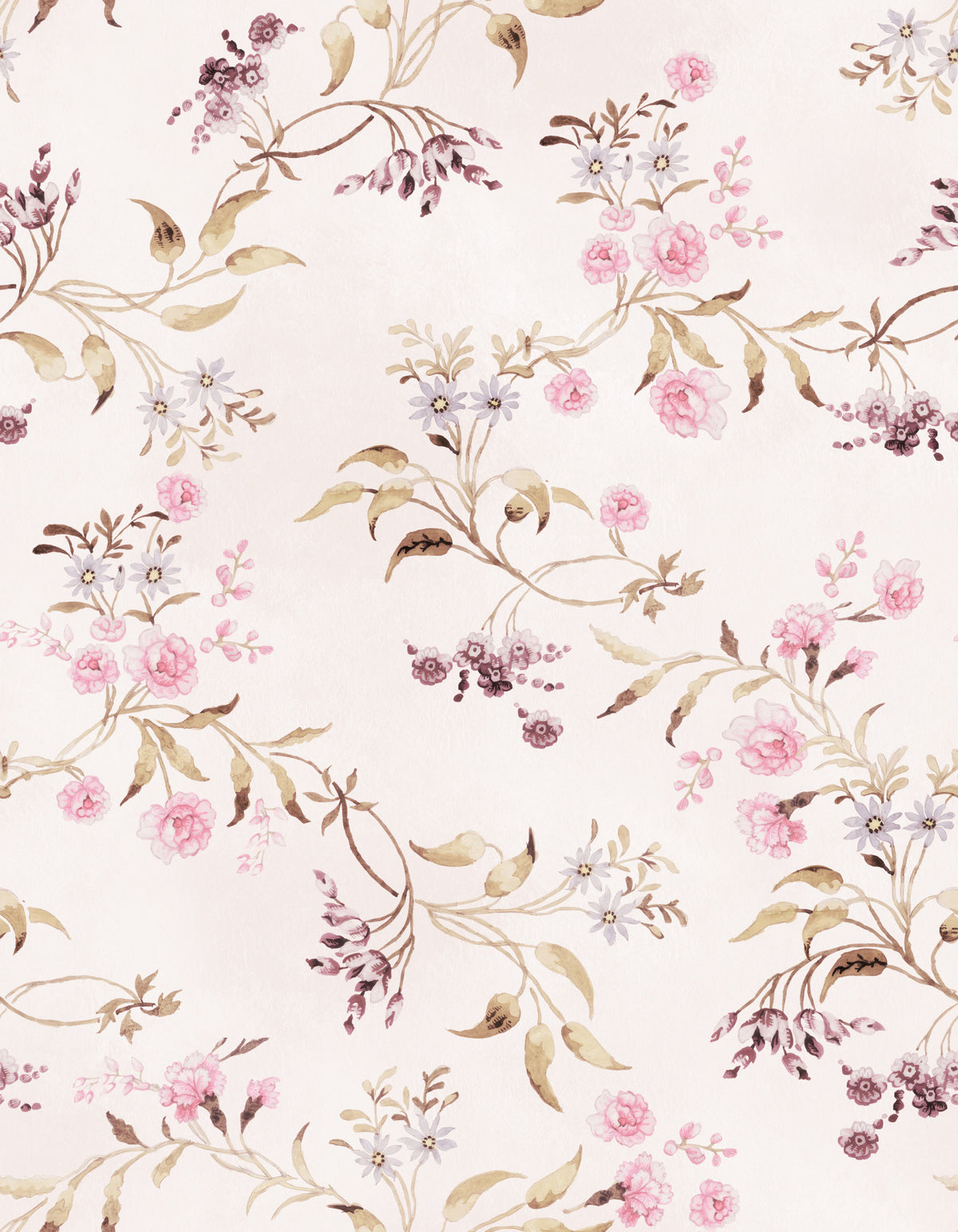 Vintage Garden Romance Wallpaper⁠ in your room — zoomed