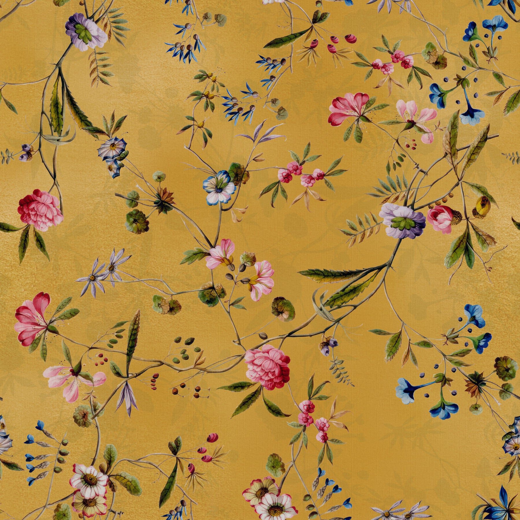 Whispers of Chinoiserie Wallpaper⁠ in your room — zoomed