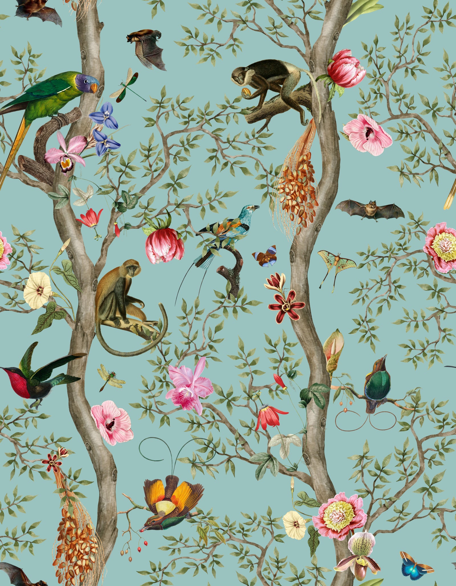 Tropical Paradise Birds 2 Wallpaper⁠