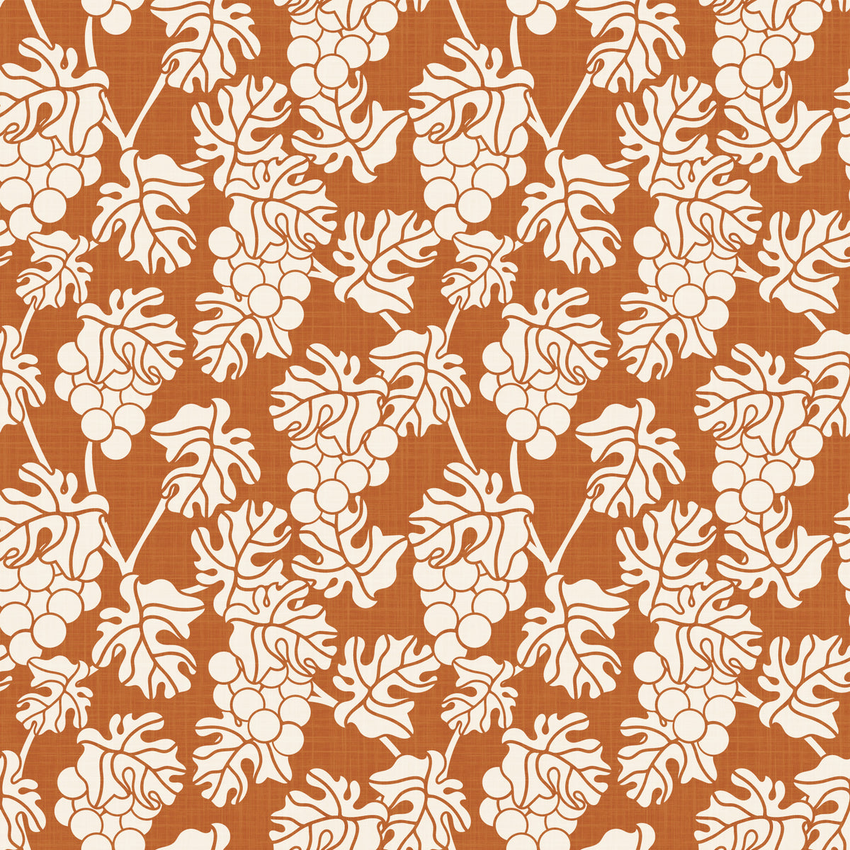 Mediterranean Vineyard terracotta Wallpaper⁠