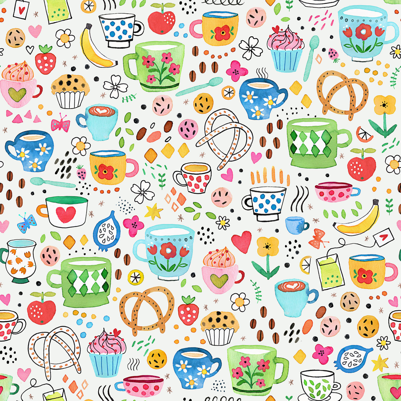 Vintage Kitchen Food Restaurant Wallpaper⁠
