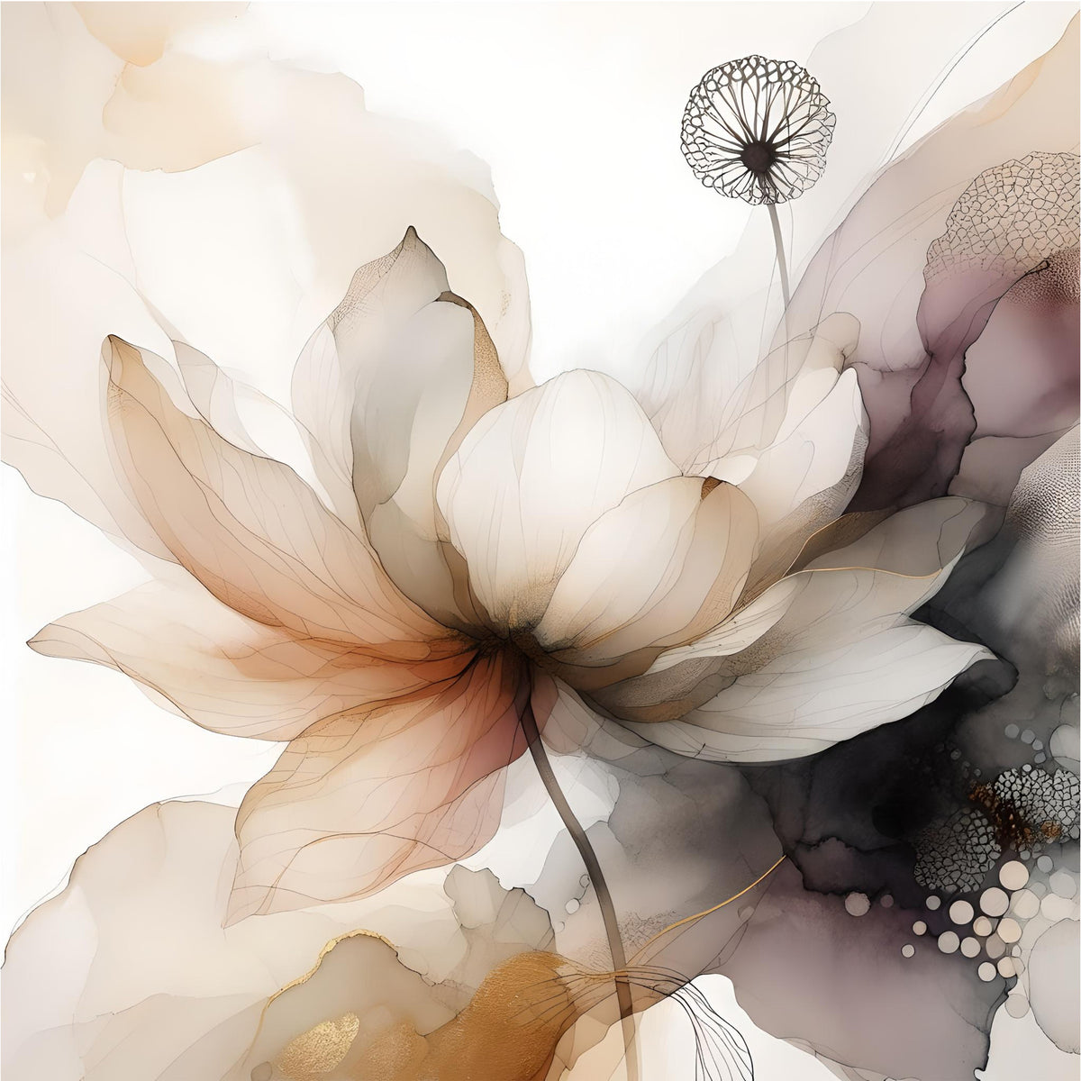 Lotus Botanica Dream Wall Mural in your room