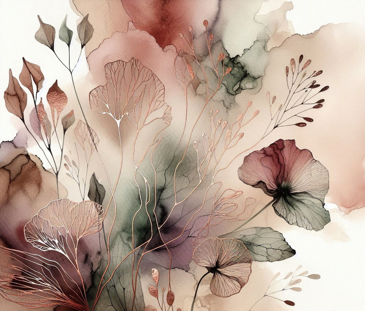 Natures Whisper Wall Mural in your room — zoomed