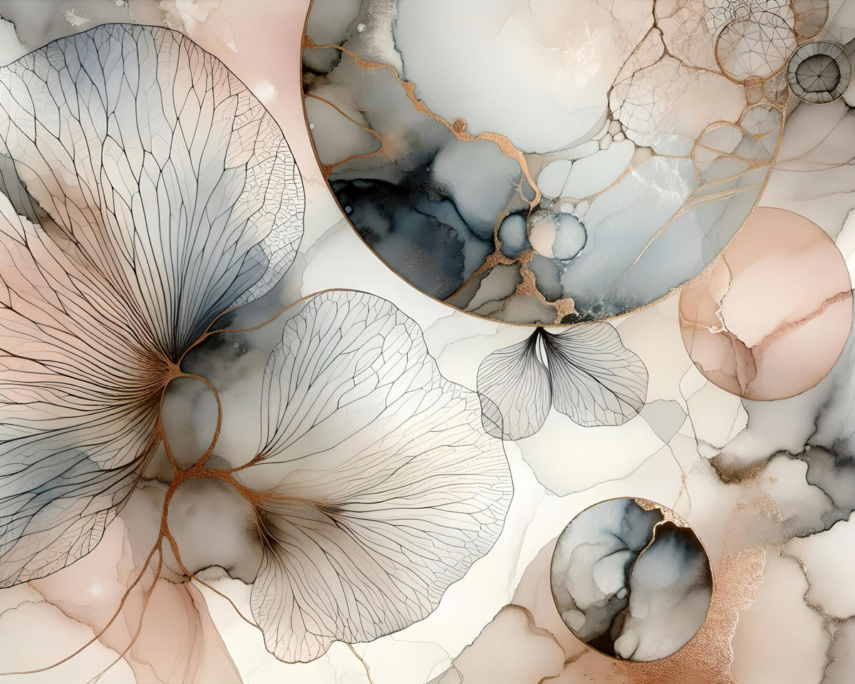 Whisper of Nature Wall Mural in your room — zoomed