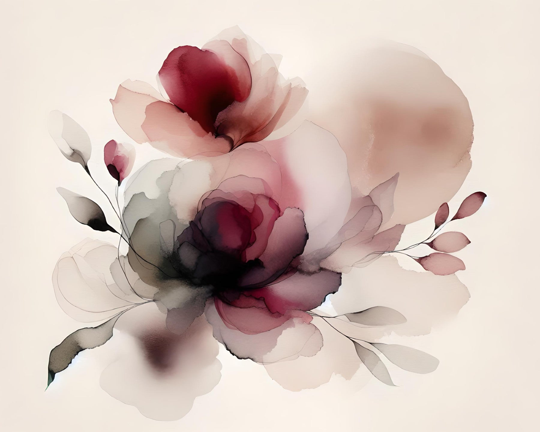 Soft Petal Dream Wall Mural in your room — zoomed