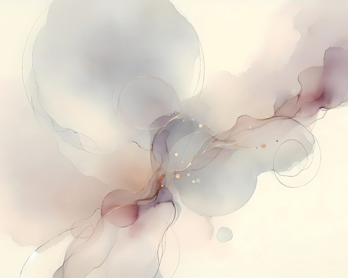 Subtle Breeze Wall Mural in your room — zoomed