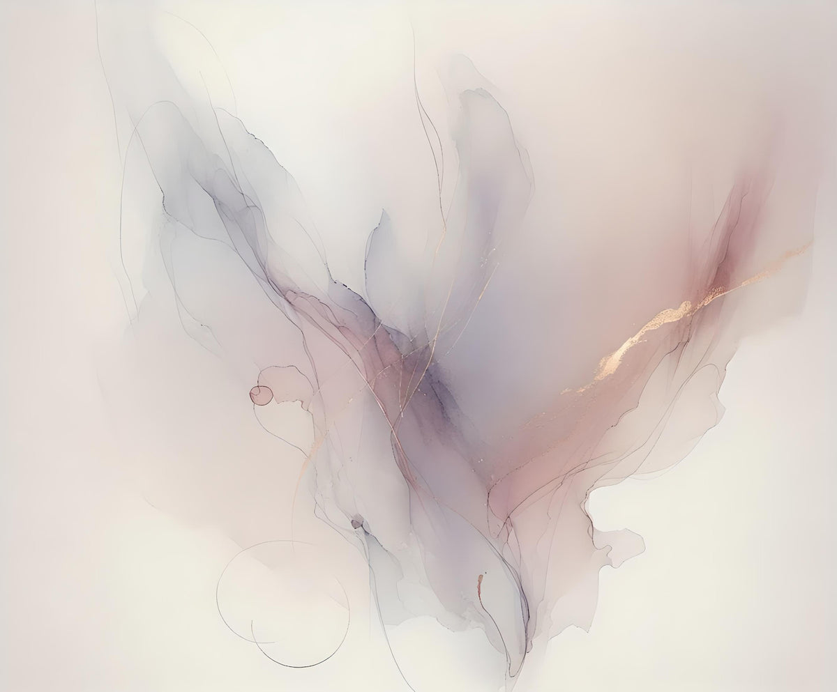 Whispering Hues Wall Mural in your room — zoomed