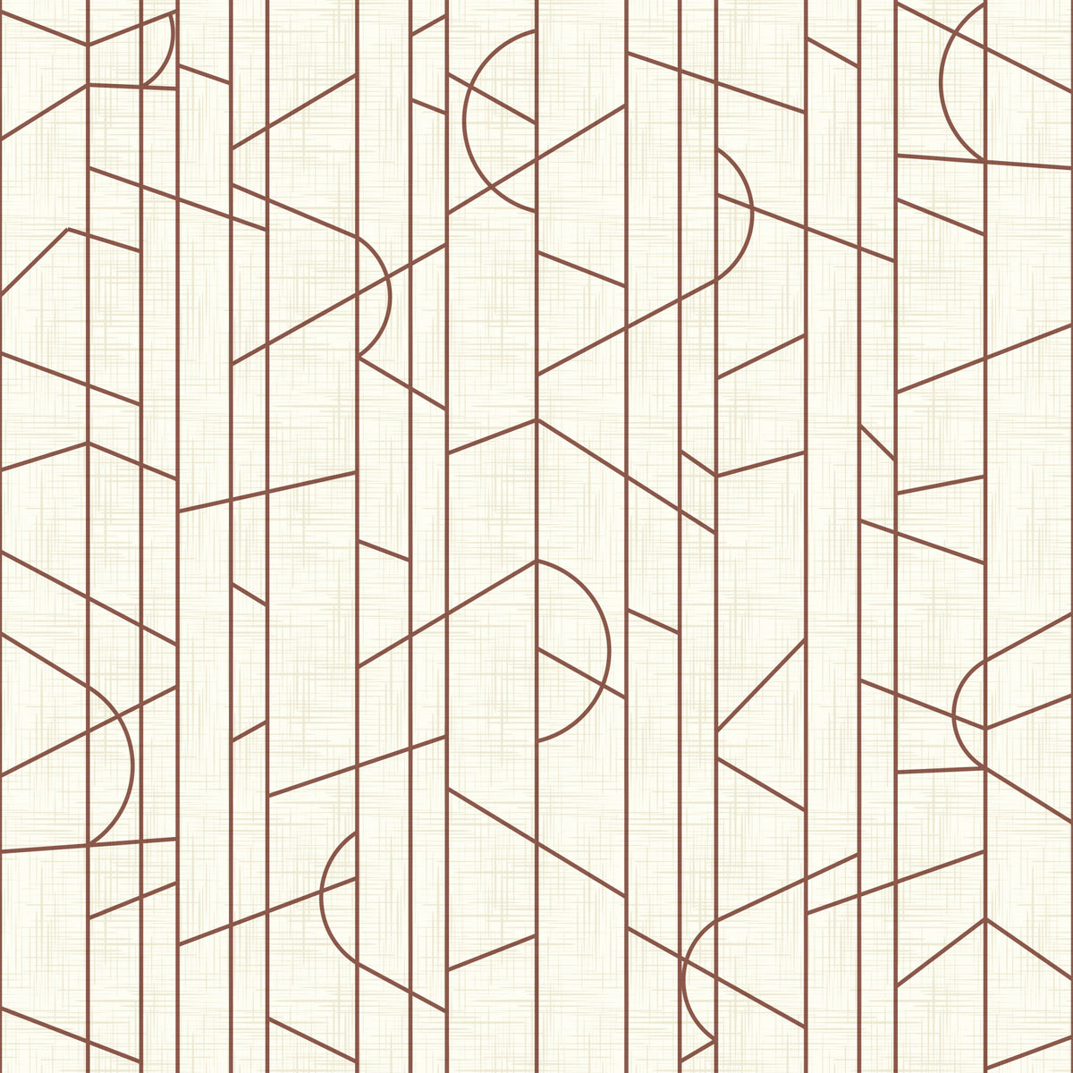 Elegant Lines Decor Bright Rust Wallpaper⁠ in your room