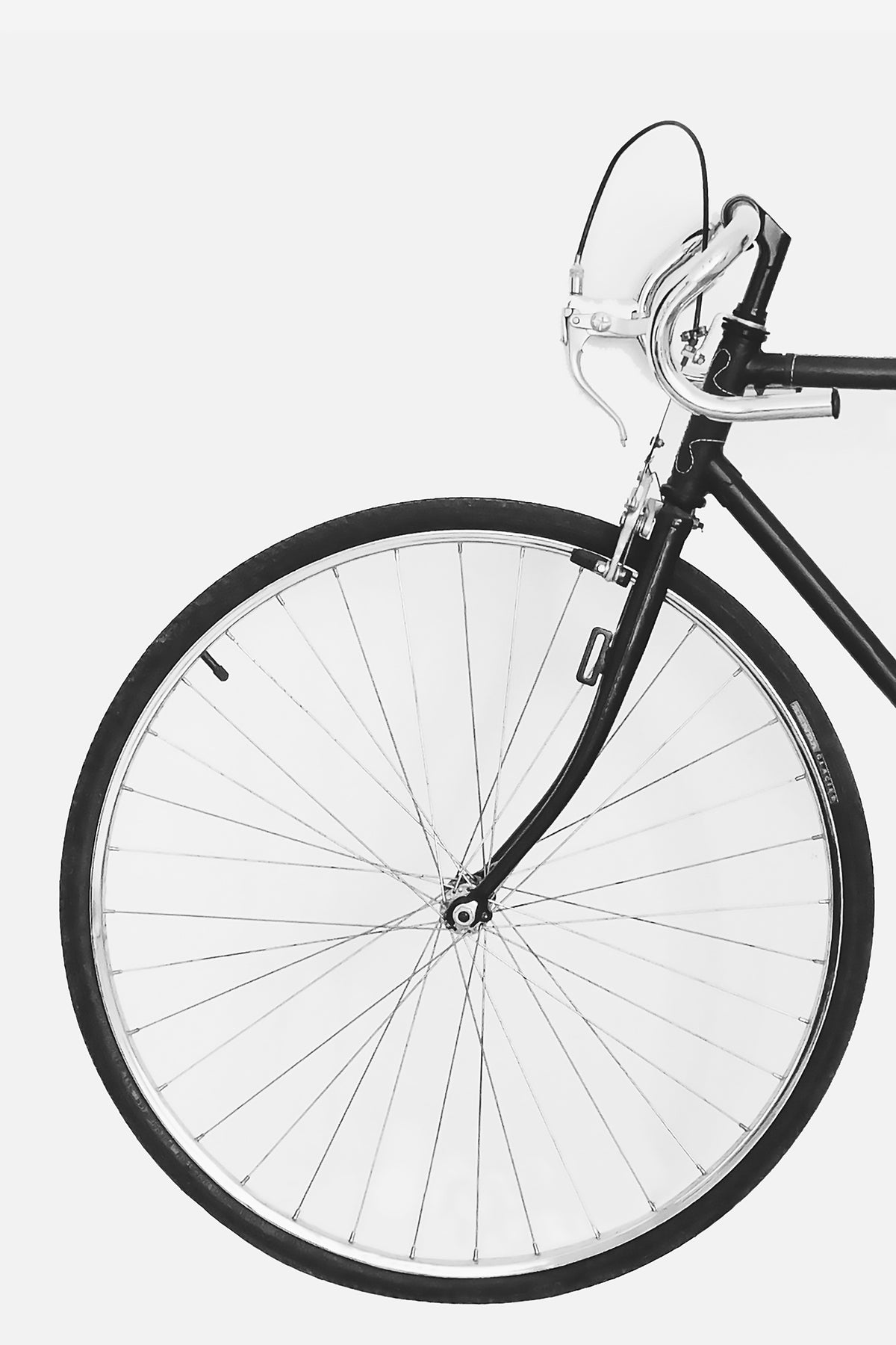 Bicycle Wall Mural in your room — zoomed