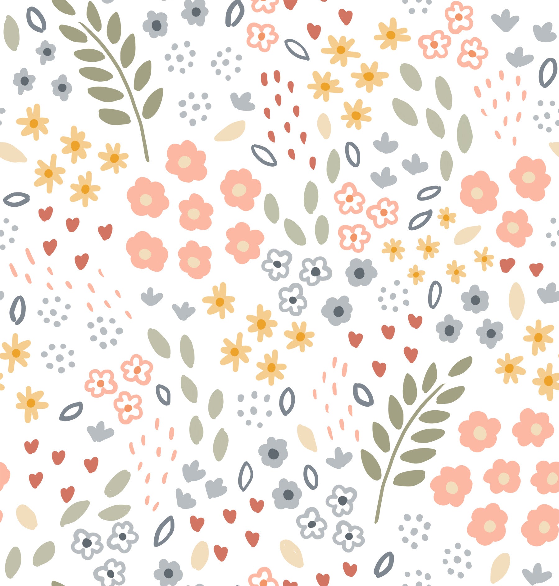 Soft Floral Dreams Wallpaper⁠