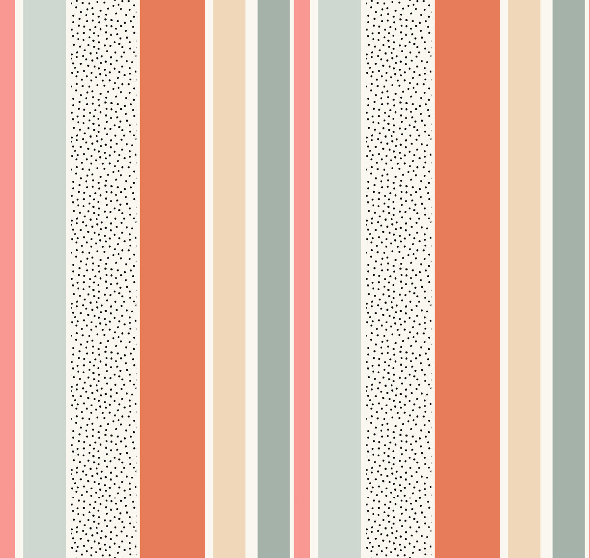 Summer Stripes Wallpaper⁠ in your room — zoomed