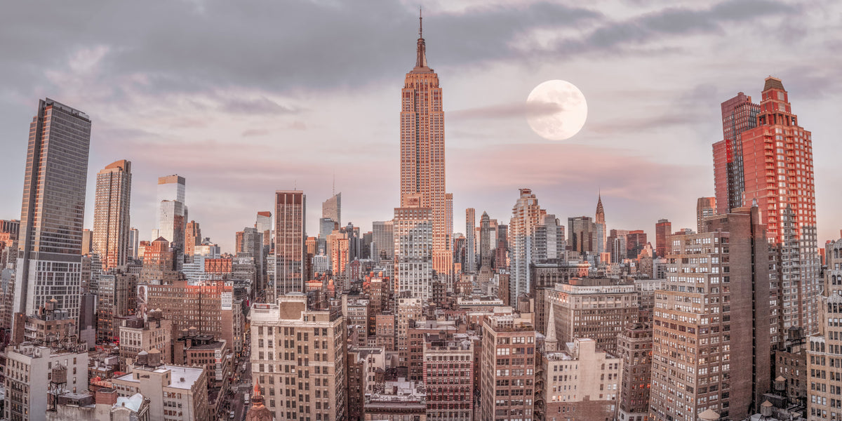 Majestic Heights Wall Mural in your room — zoomed