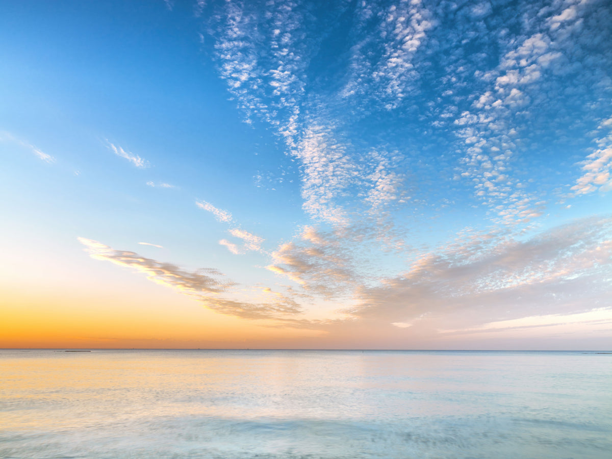 Coastal Calm at Dusk Wall Mural in your room