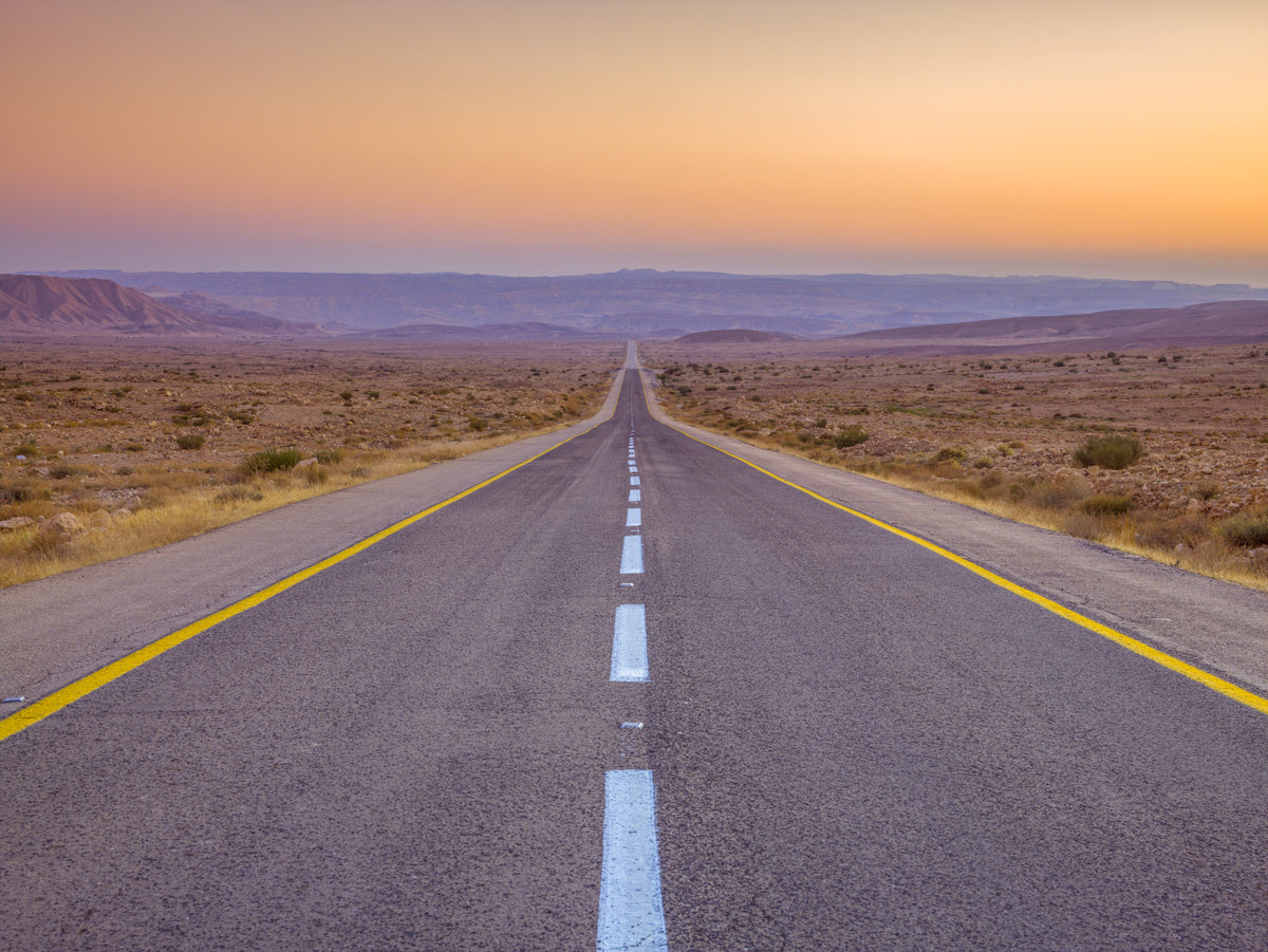 Long Highway Wall Mural in your room