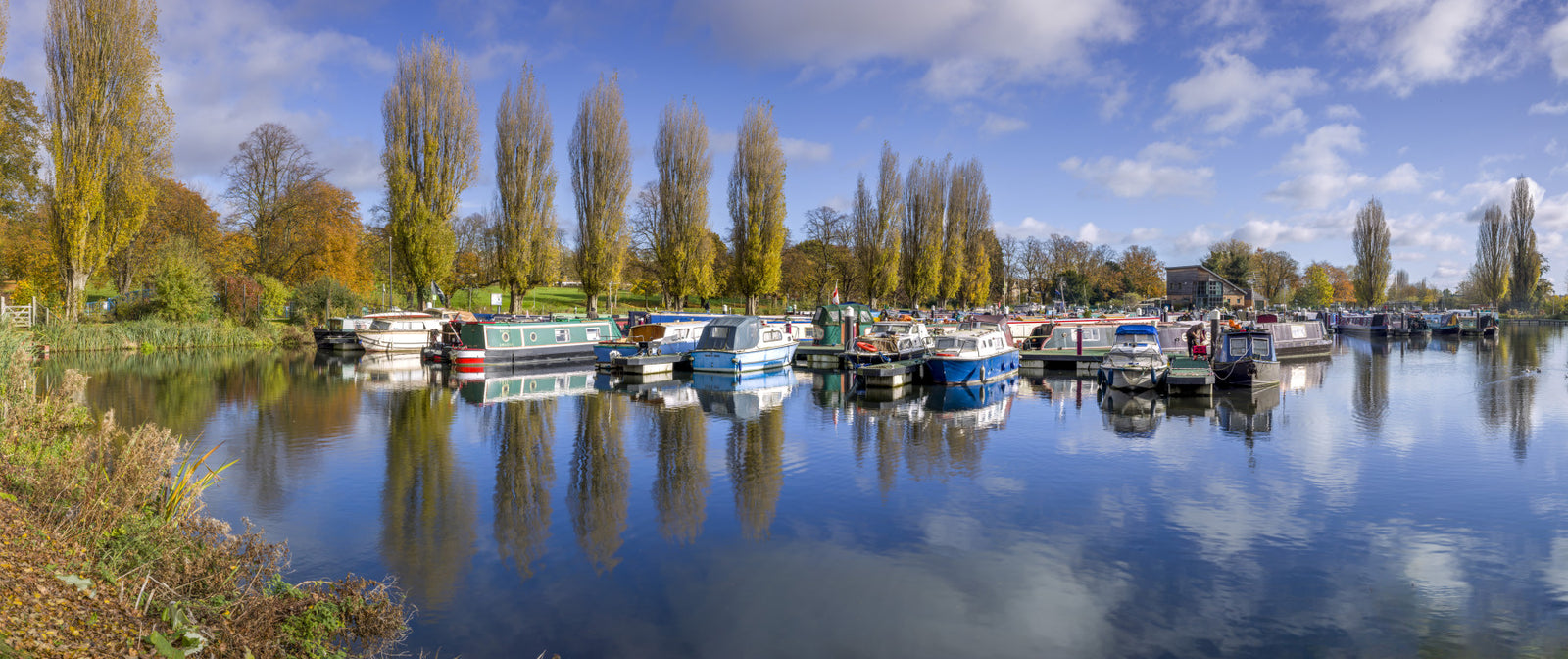 The Boating Marina Wall Mural