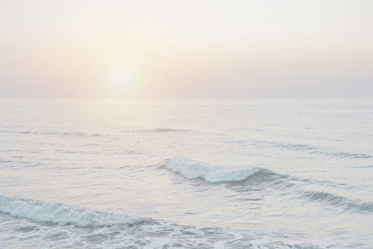 Pastel Ocean Dawn Wall Mural in your room