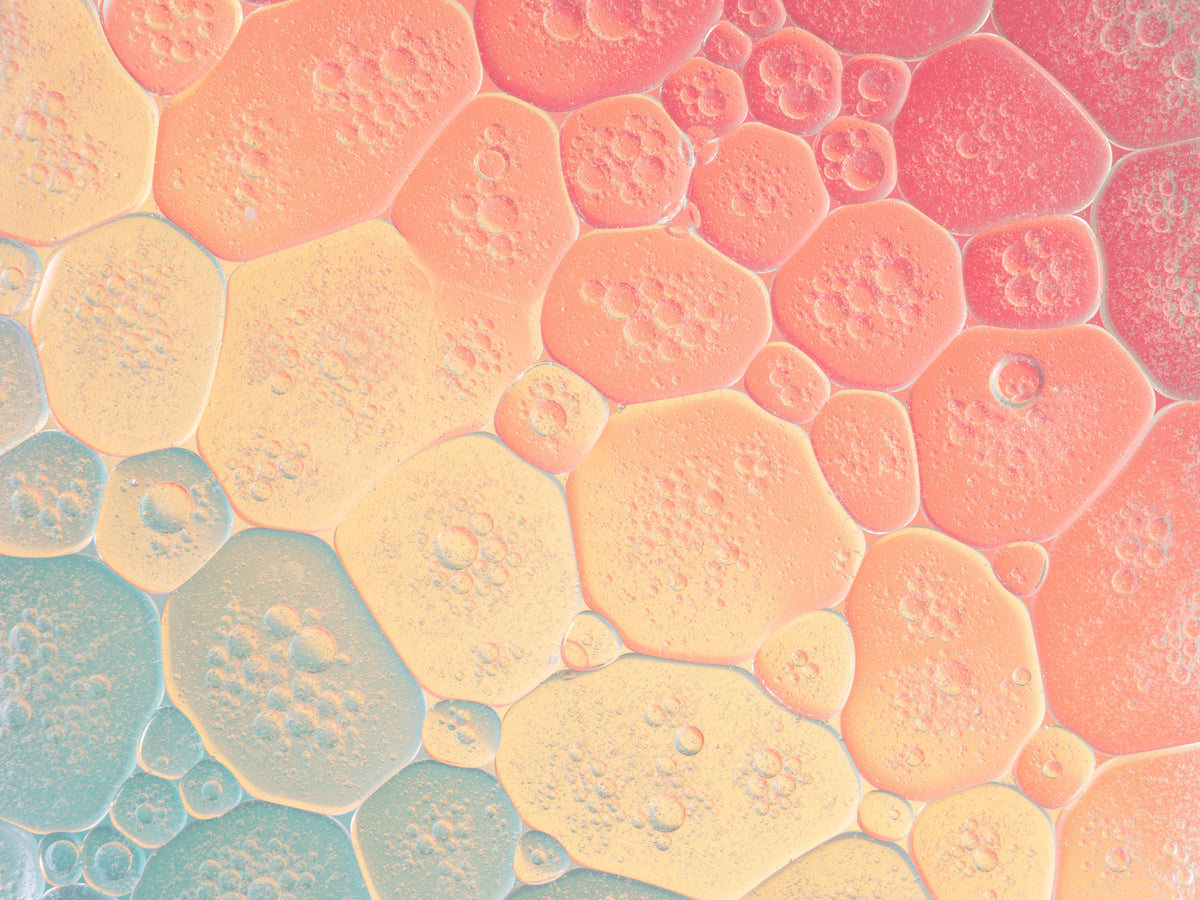 Bubbles Spectrum Wall Mura in your room — zoomed