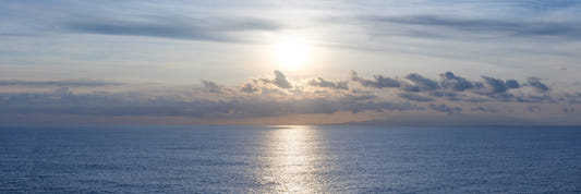Ocean's Golden Embrace Wall Mural