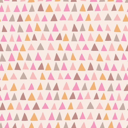 Triangle Multicolor Pink Vibes Wallpaper⁠