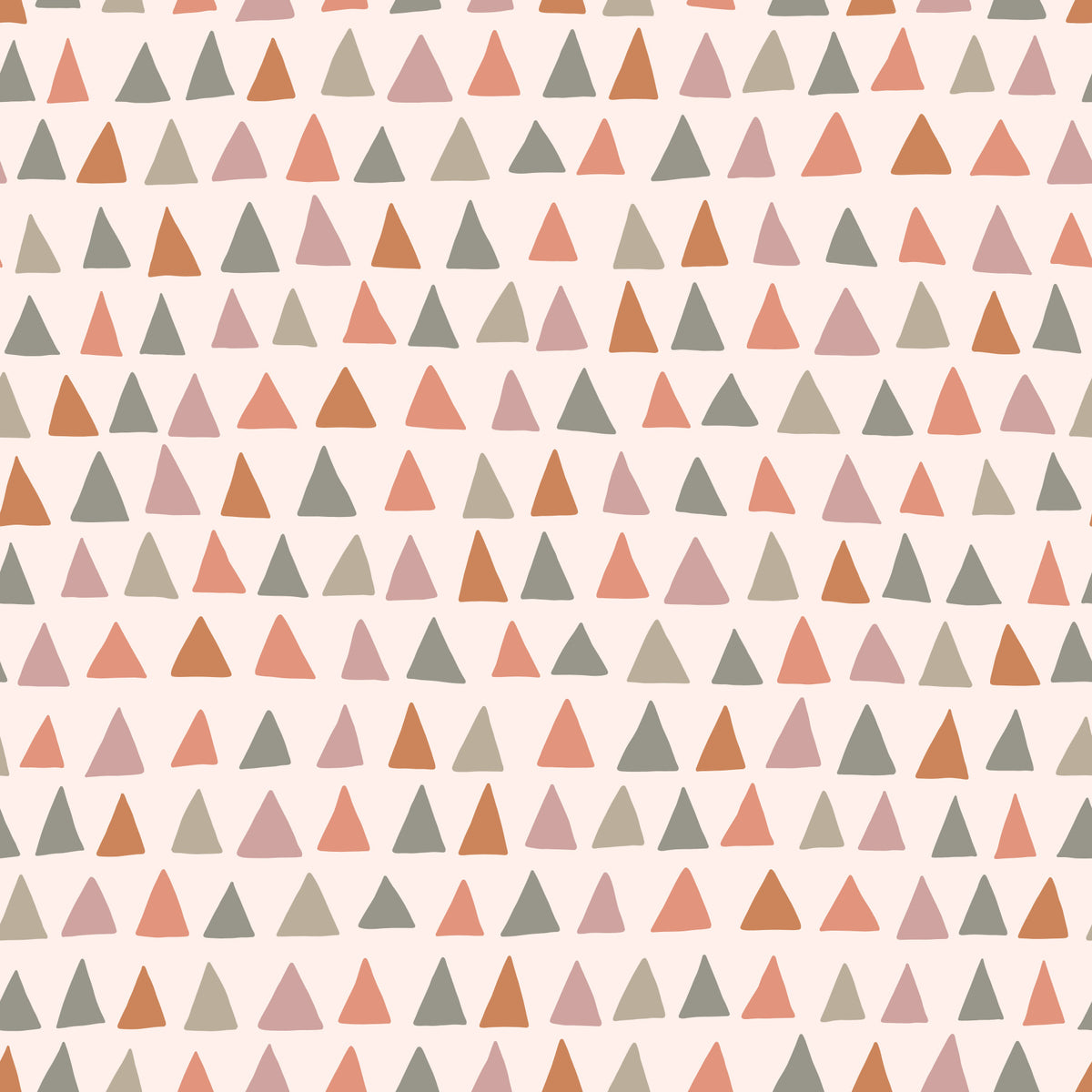 Triangle Multicolor Woodland Wallpaper⁠ in your room