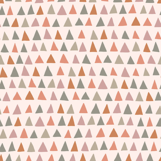 Triangle Multicolor Woodland Wallpaper⁠