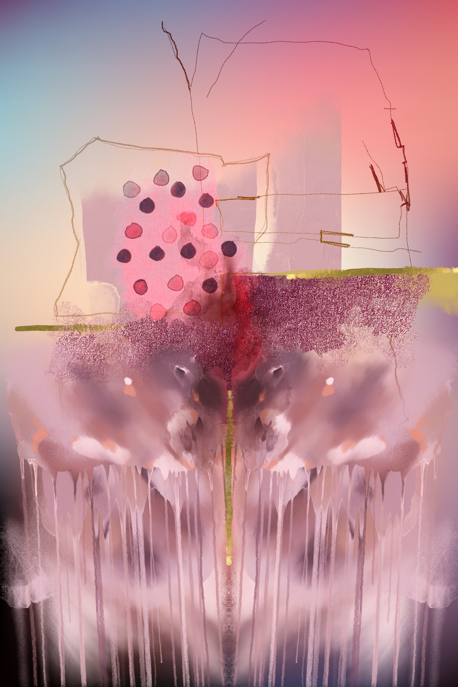 Analysis of Life (detail) Wall Mural