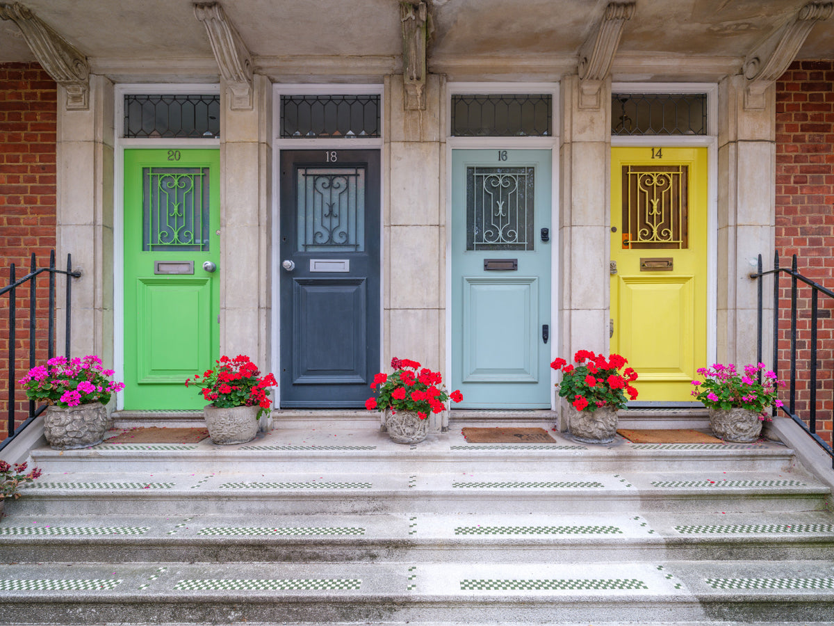 Radiant Doorscape Wall Mural in your room
