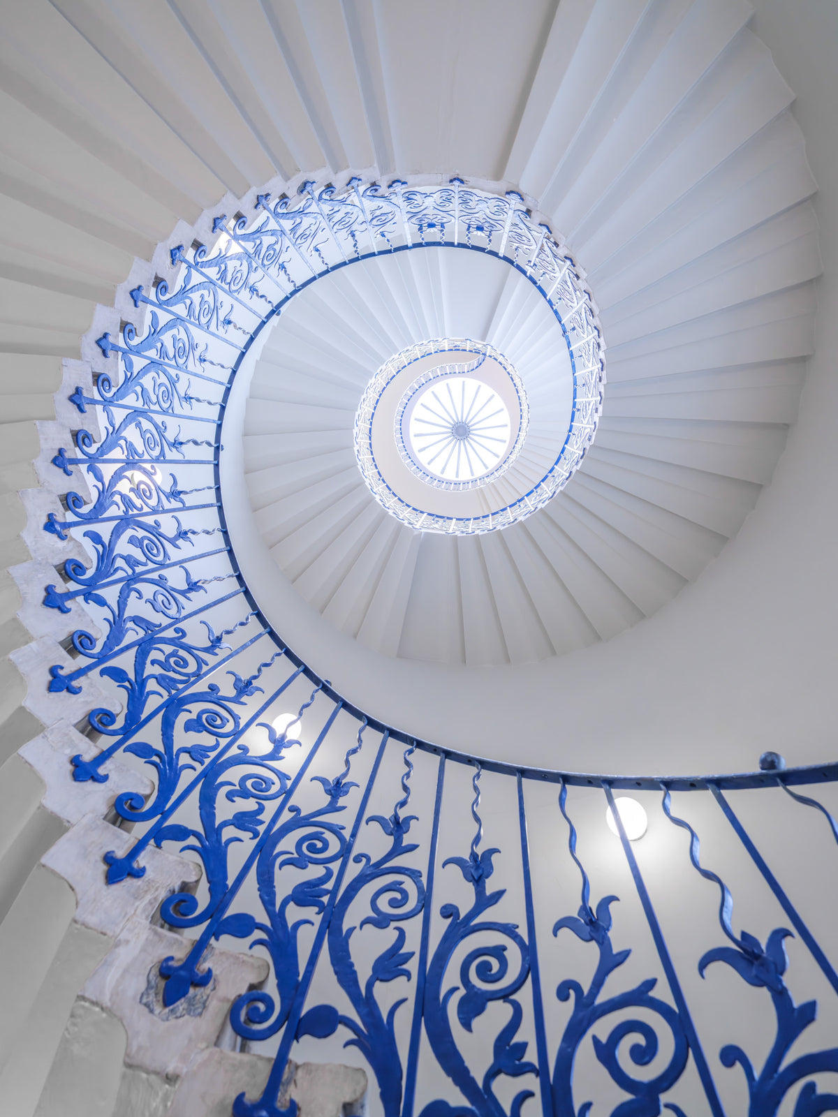Ethereal Staircase Whirl Wall Mural in your room