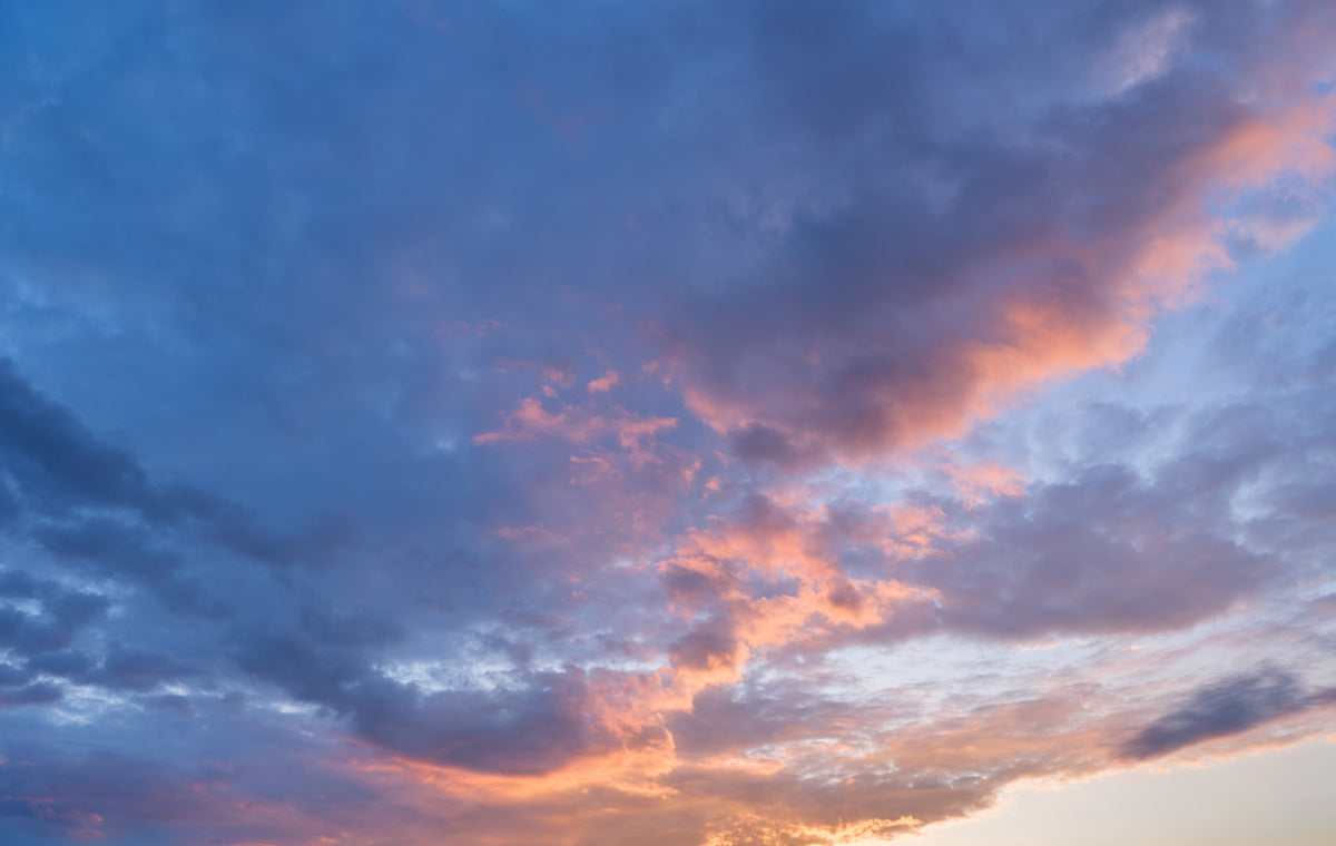 Serene Sunset Hues Wall Mural in your room