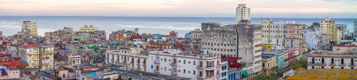 Vibrant Havana Skyline Wall Mural in your room — zoomed