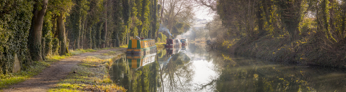 English Canal Dreams Wall Mural in your room