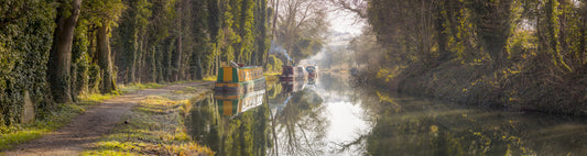 English Canal Dreams Wall Mural