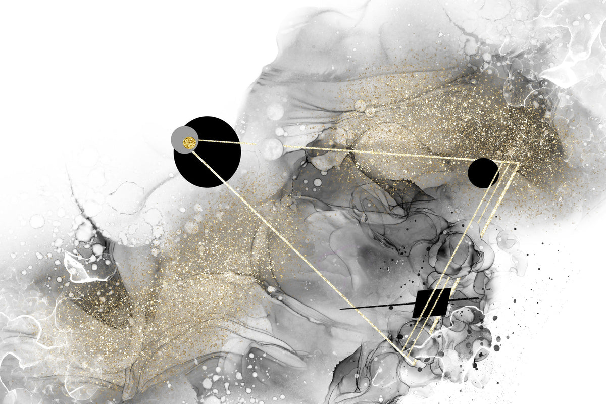 Cosmic Dust Wall Mural in your room — zoomed