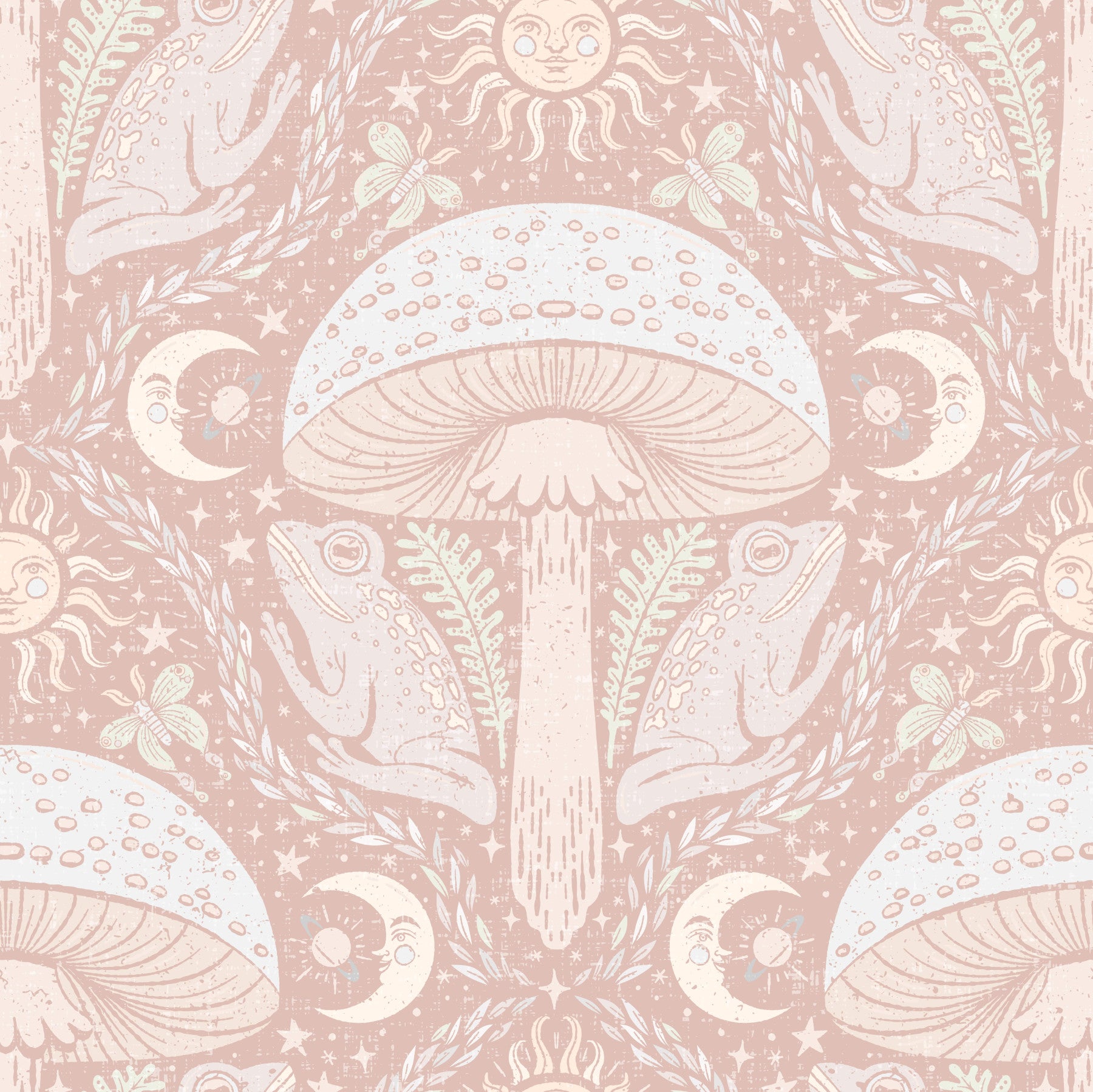 Whimsigothic Toadstools Ayara Pastel-01 Wallpaper

