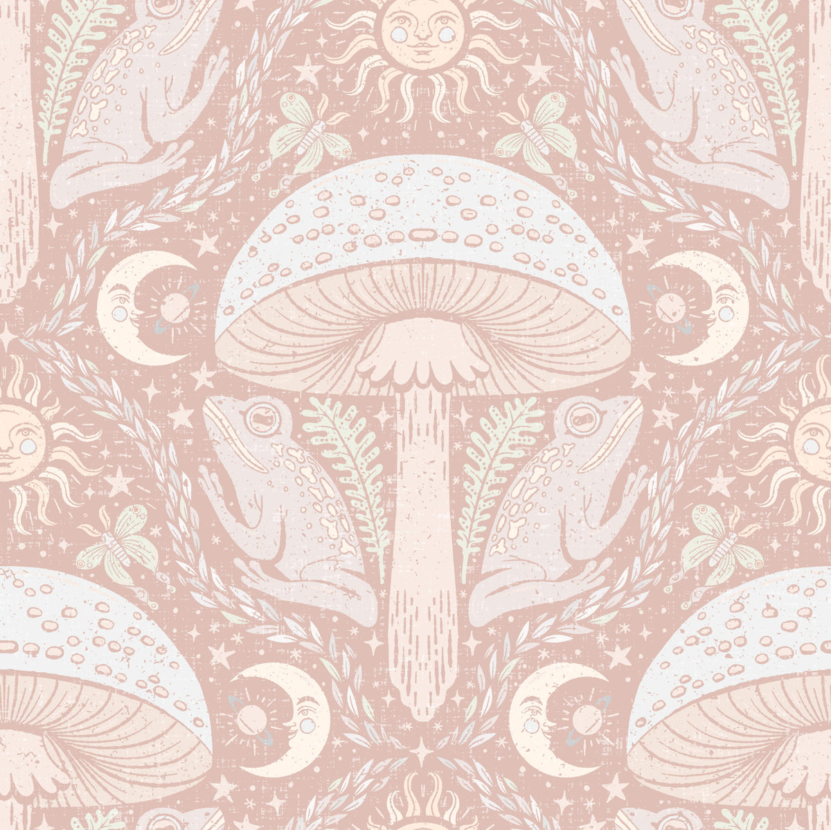 Whimsigothic Toadstools Ayara Pastel-01 Wallpaper⁠ in your room — zoomed