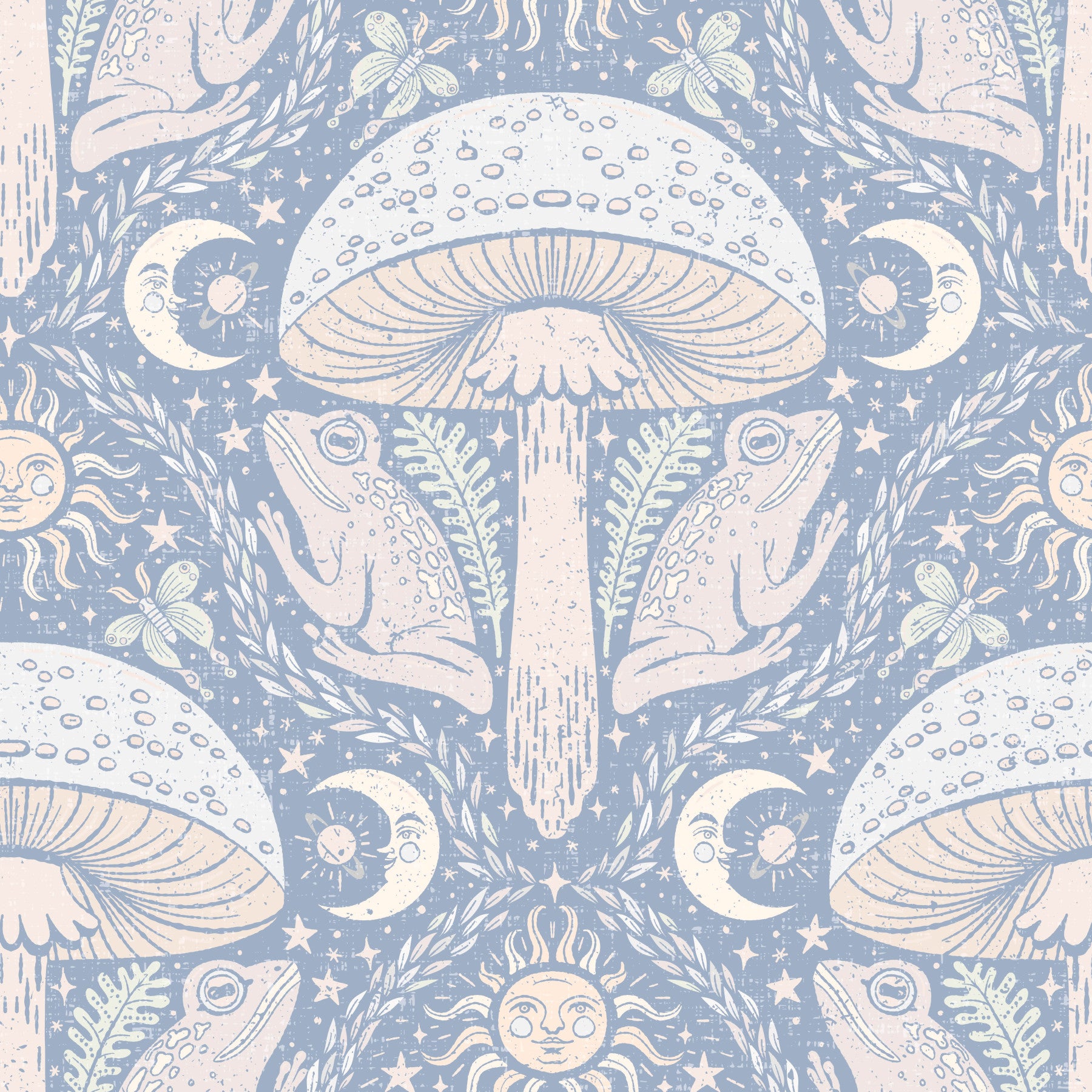 Whimsigothic Toadstools Ayara Pastel-02 Wallpaper

