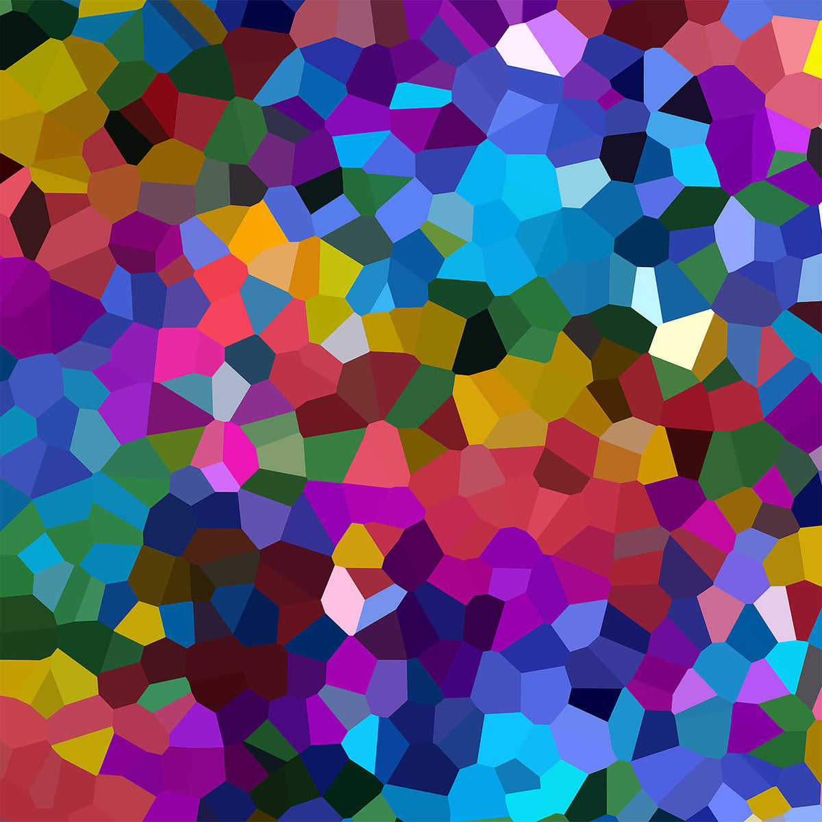 Fractured Spectrum Wall Mural in your room