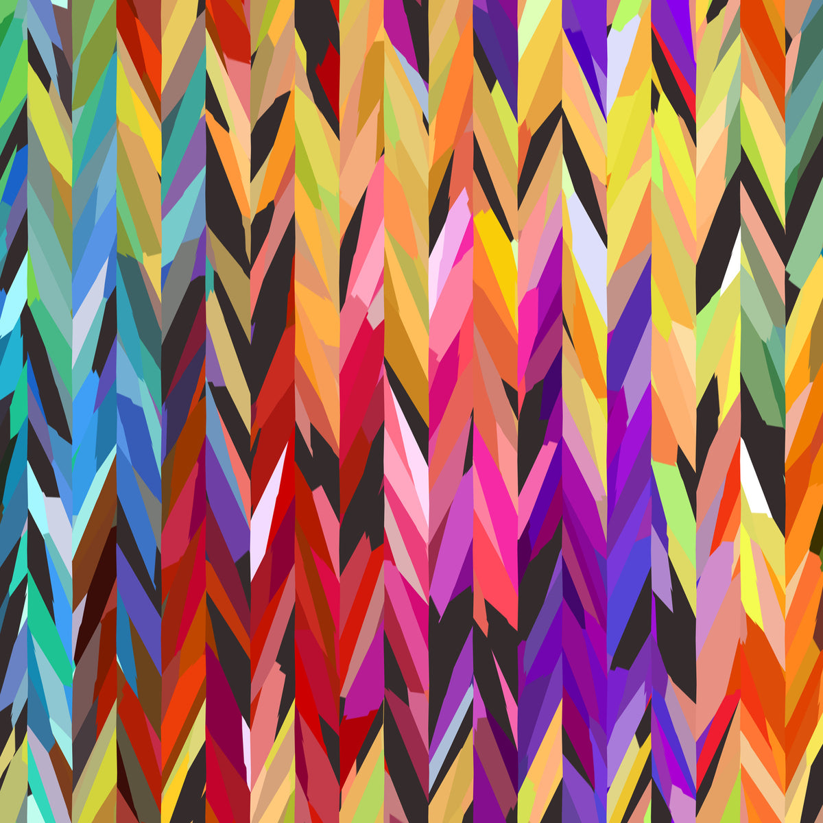 Burst of Color Wall Mural