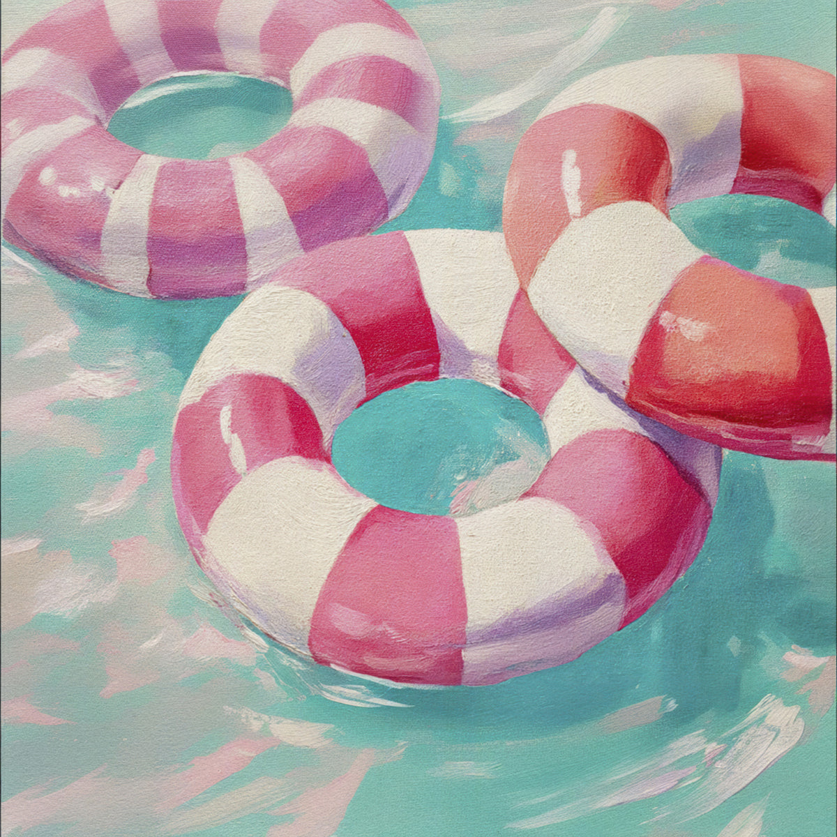 Retro Pool Party Wall Mural in your room