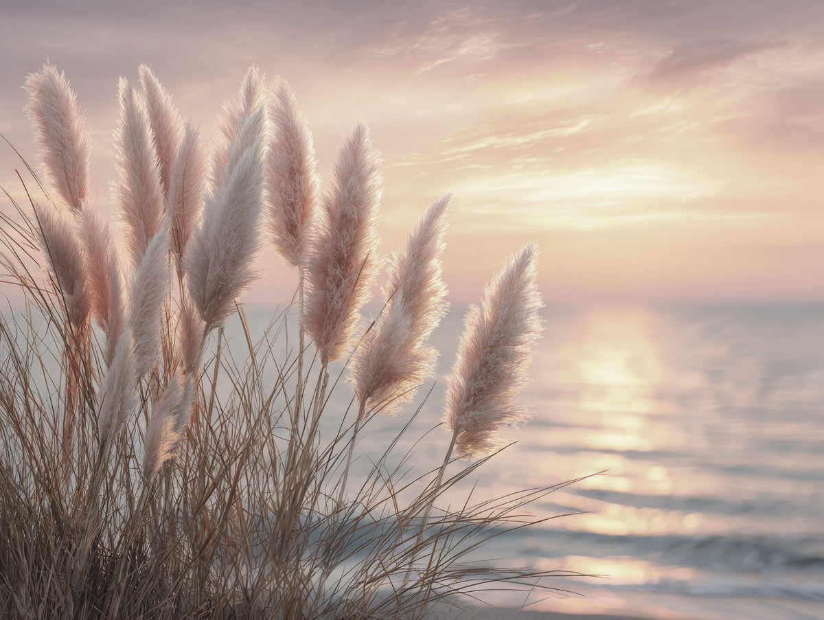 Whispers of the Shore Wall Mural in your room — zoomed