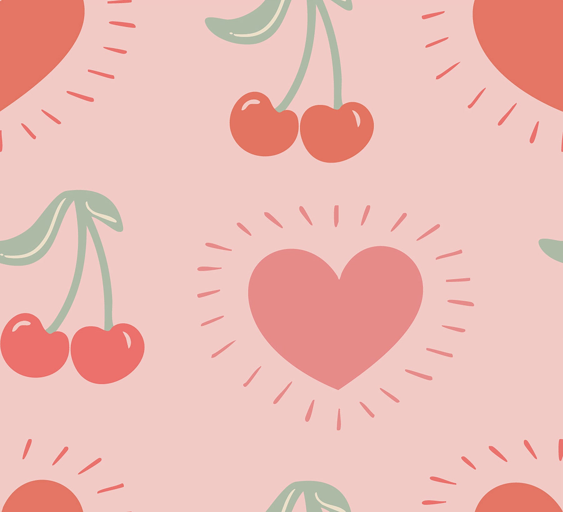 Sweetheart Cherries Wallpaper⁠