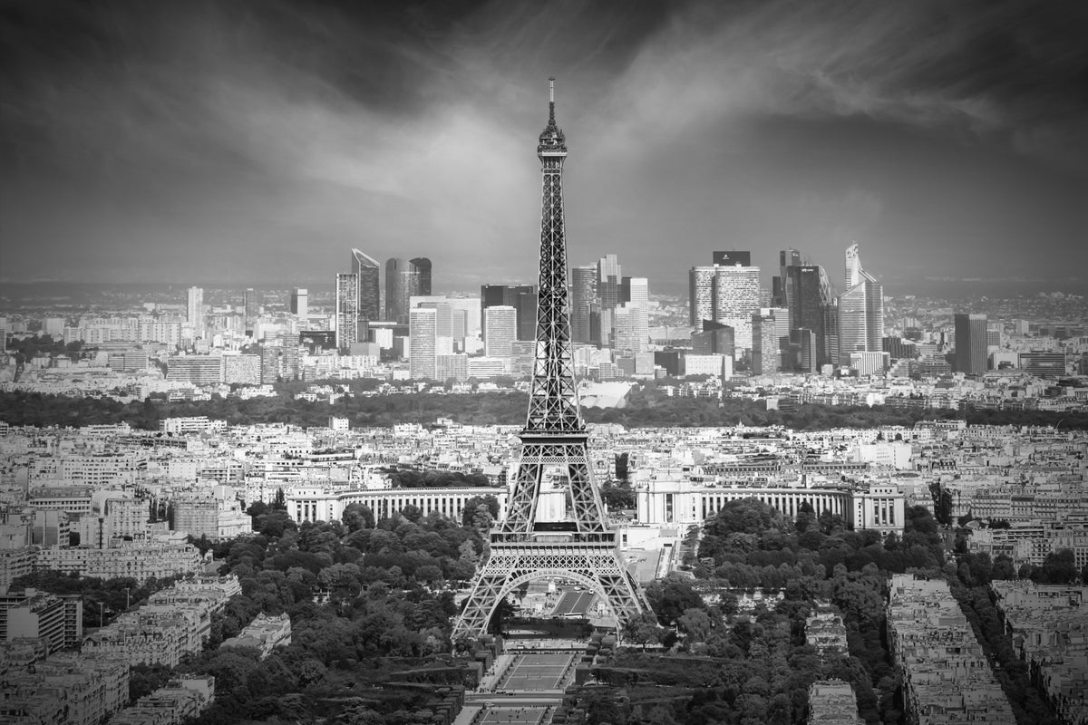 View from Montparnasse Tower Observation Deck Wall Mural in your room