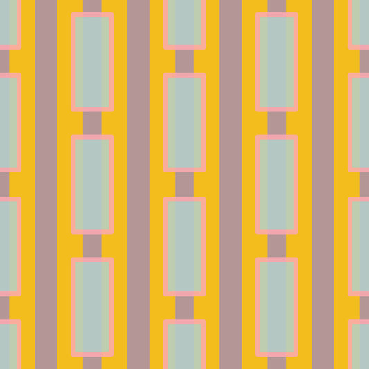 Yellow Geometric Fun Wallpaper⁠