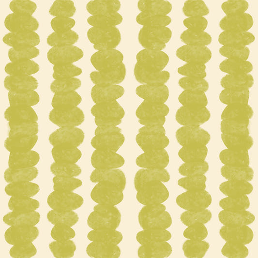 Chartreuse Pebble Rows Wallpaper⁠