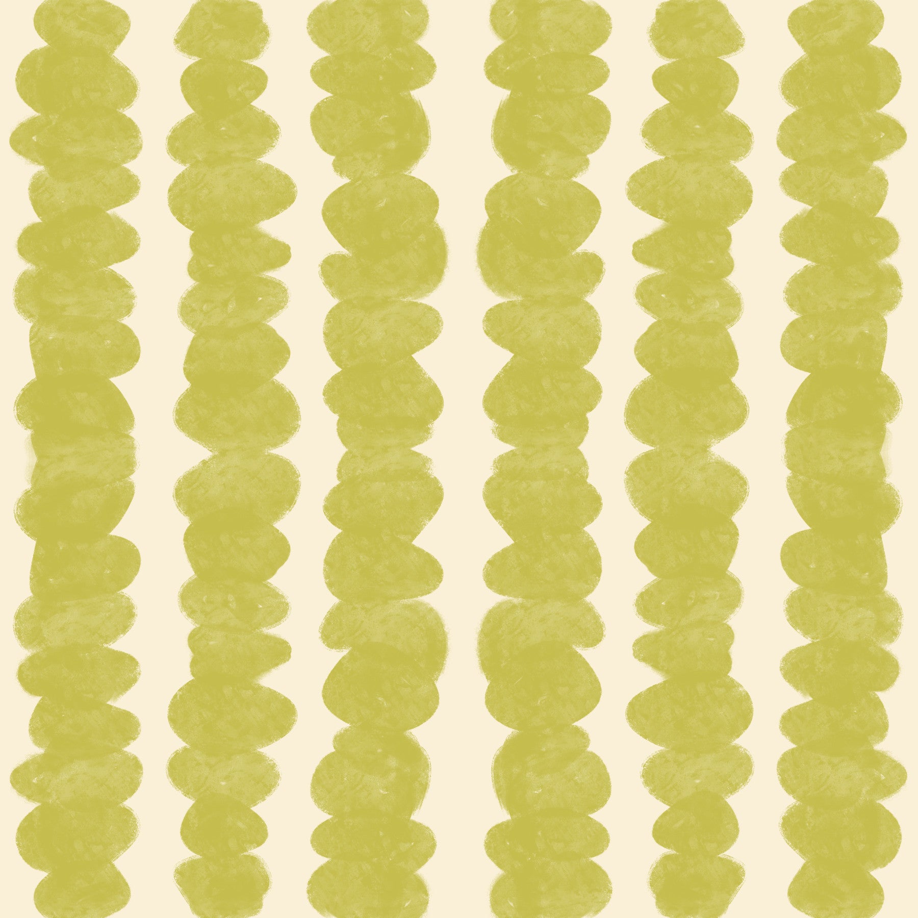 Chartreuse Pebble Rows Wallpaper⁠