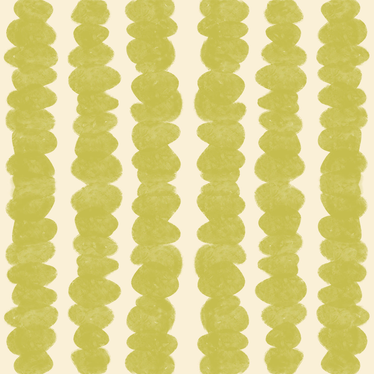 Chartreuse Pebble Rows Wallpaper⁠ in your room — zoomed