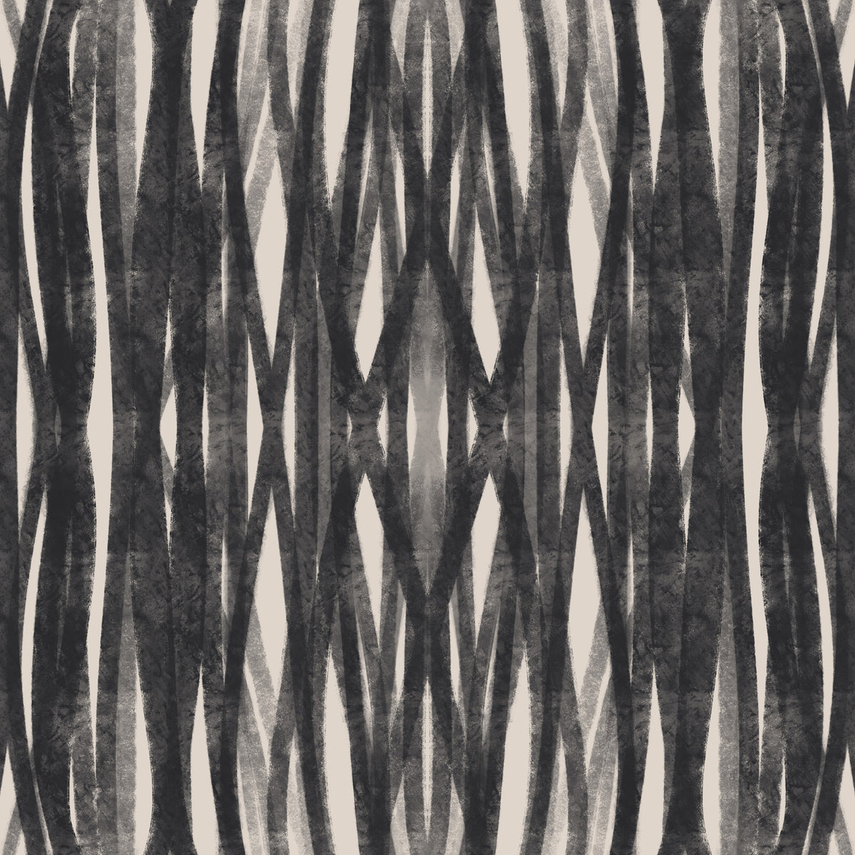 Ethereal Charcoal Weave Wallpaper⁠ in your room